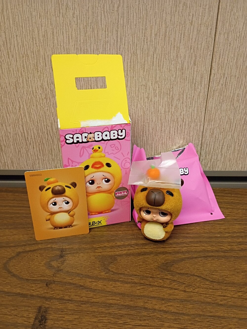 Starbox Sad Baby Flocked Capybara